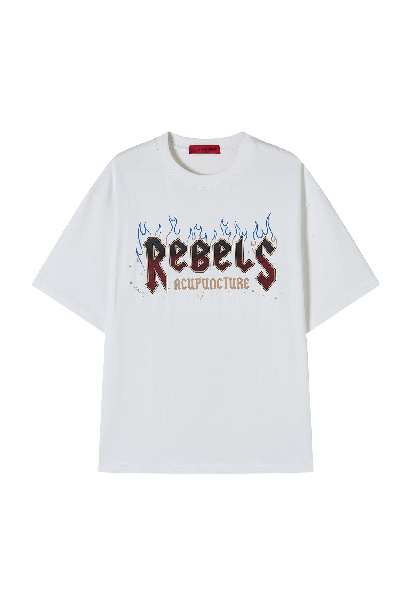 ACU REBELS T - SHIRT WHITE Acupuncture