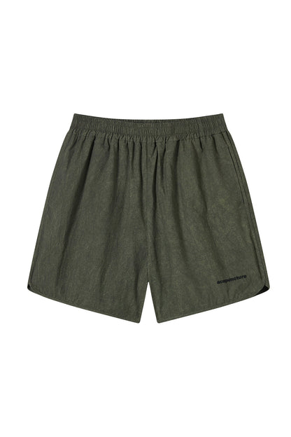 ACU STRETCH SHORTS GREEN Acupuncture