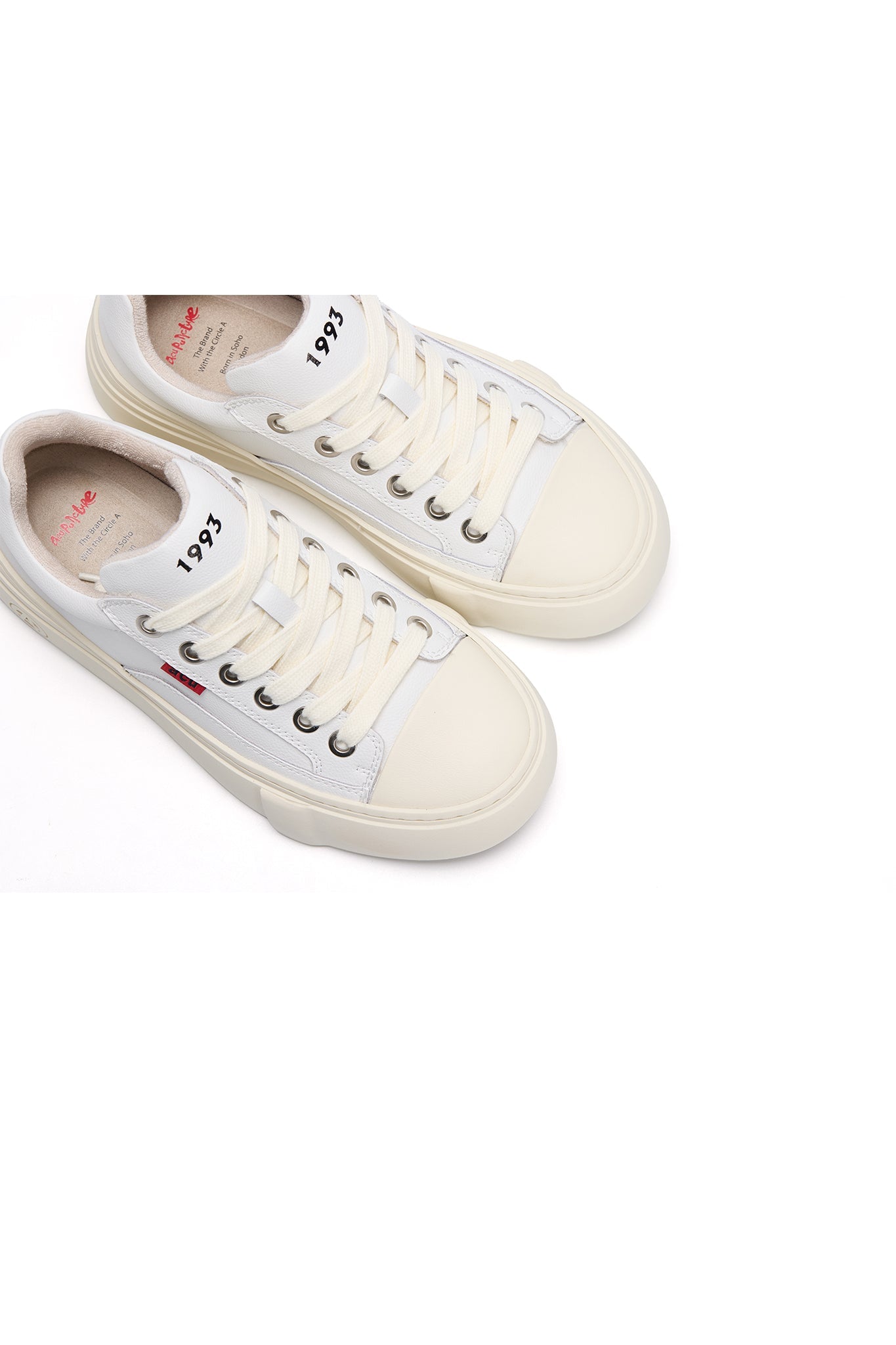 AFC VUL LEATHER LOW WHITE Acupuncture