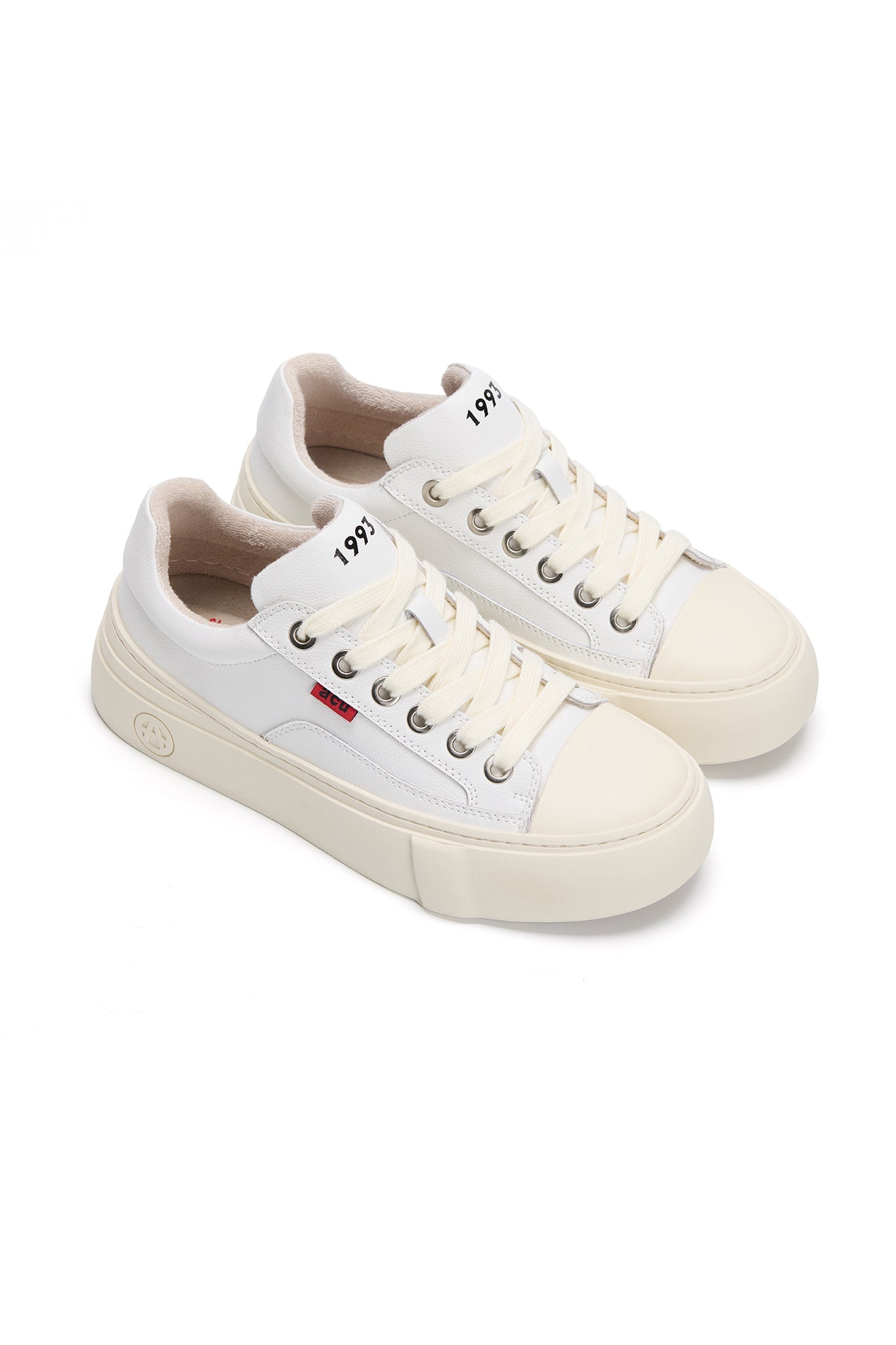 AFC VUL LEATHER LOW WHITE Acupuncture