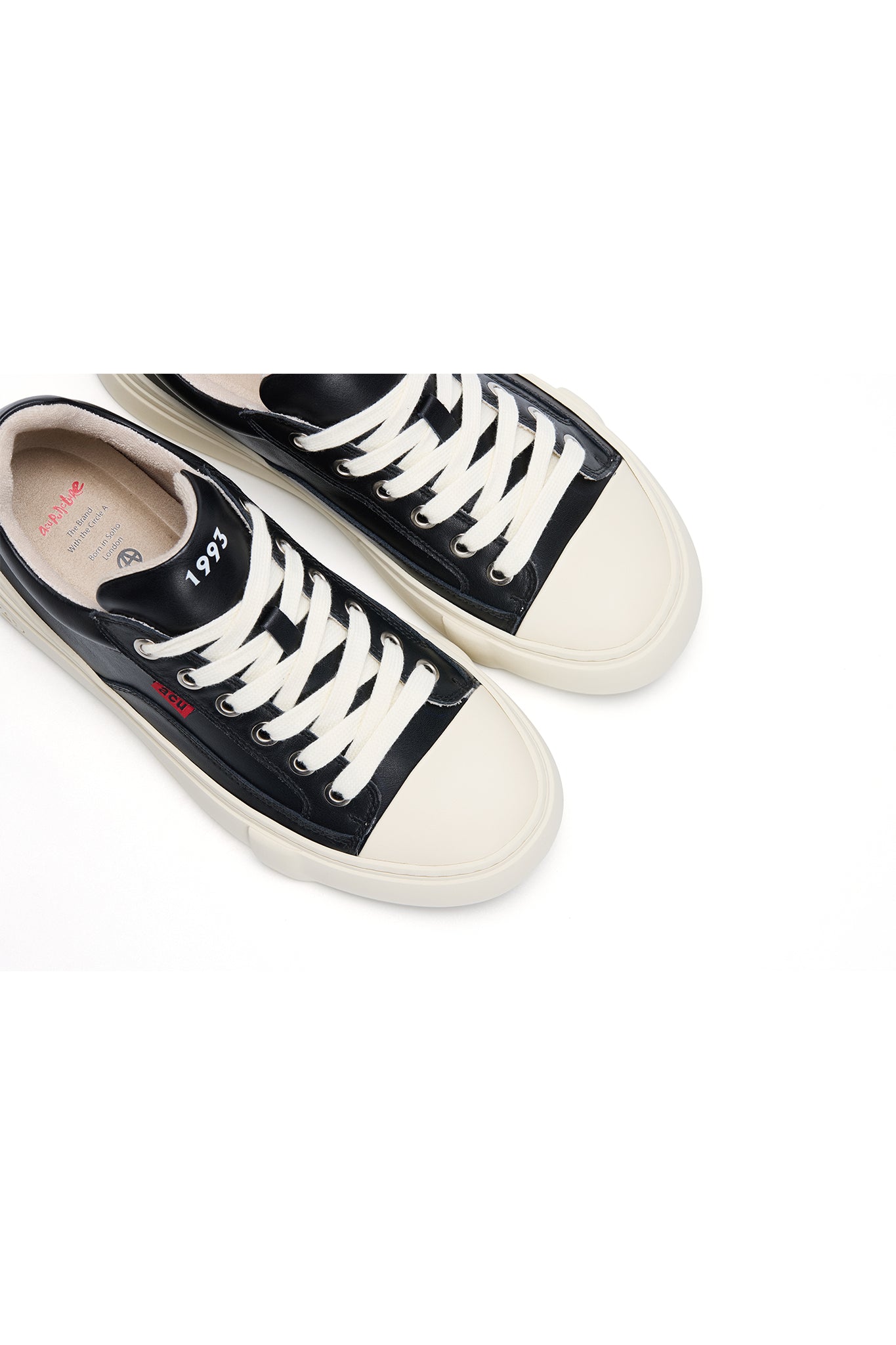 AFC VULC LEATHER LOW BLACK Acupuncture