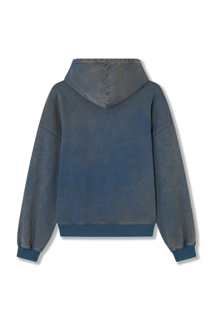 ANARCHY HOODIE NAVY BLUE Acupuncture