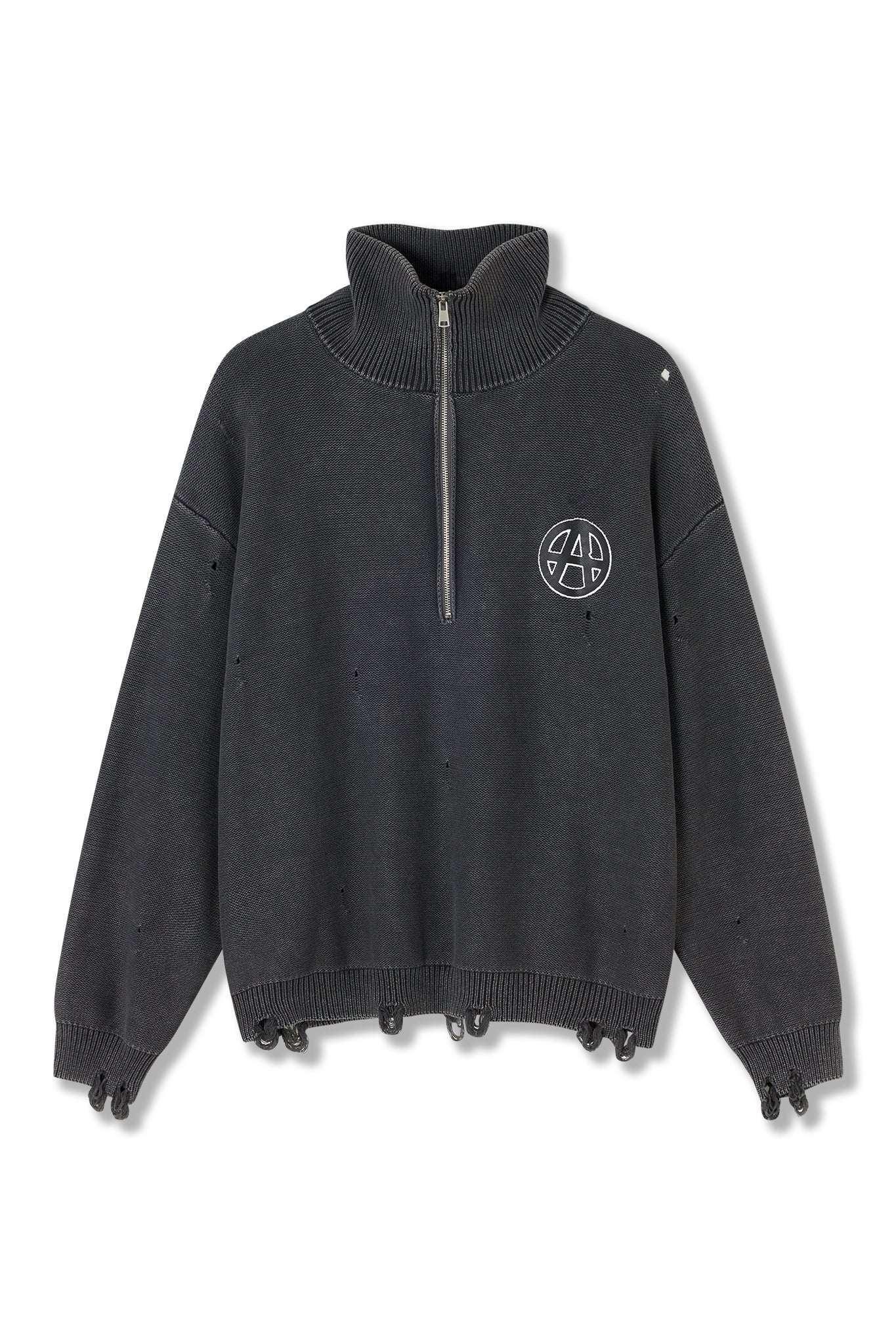ANARCHY SWEATER GREY Acupuncture