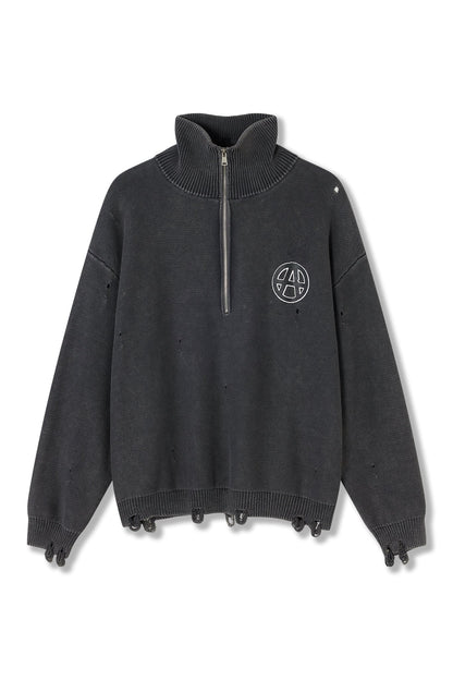 ANARCHY SWEATER GREY Acupuncture