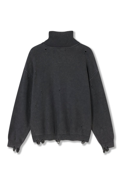 ANARCHY SWEATER GREY Acupuncture