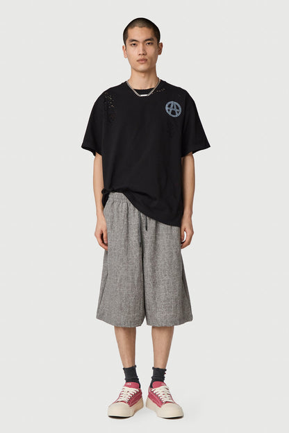 ANARCHY T - SHIRT WASHED BLACK Acupuncture