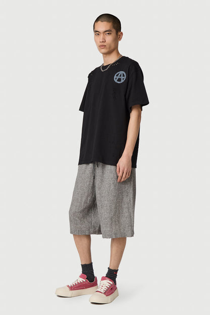 ANARCHY T - SHIRT WASHED BLACK Acupuncture