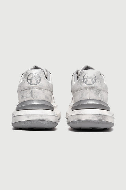 Bass Low Distressed White — rear