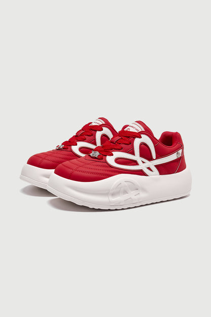 NYUE Loop Red — three-quarter product