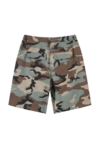 CAMOUFLA CARGO SHORTS MIXED GREEN Acupuncture