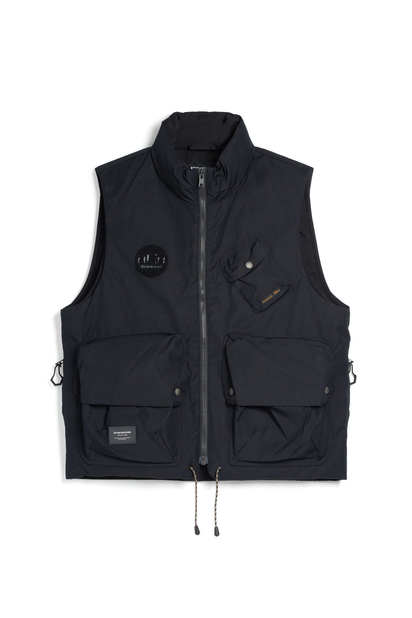 CARGO WINTER VEST BLACK Acupuncture