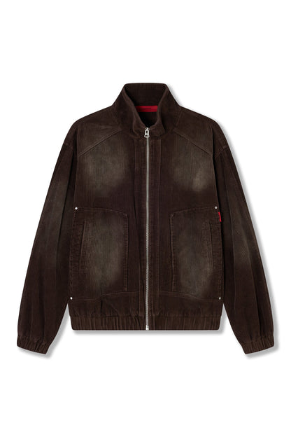 CORDUROY JACKET COFFEE QUARTZ Acupuncture