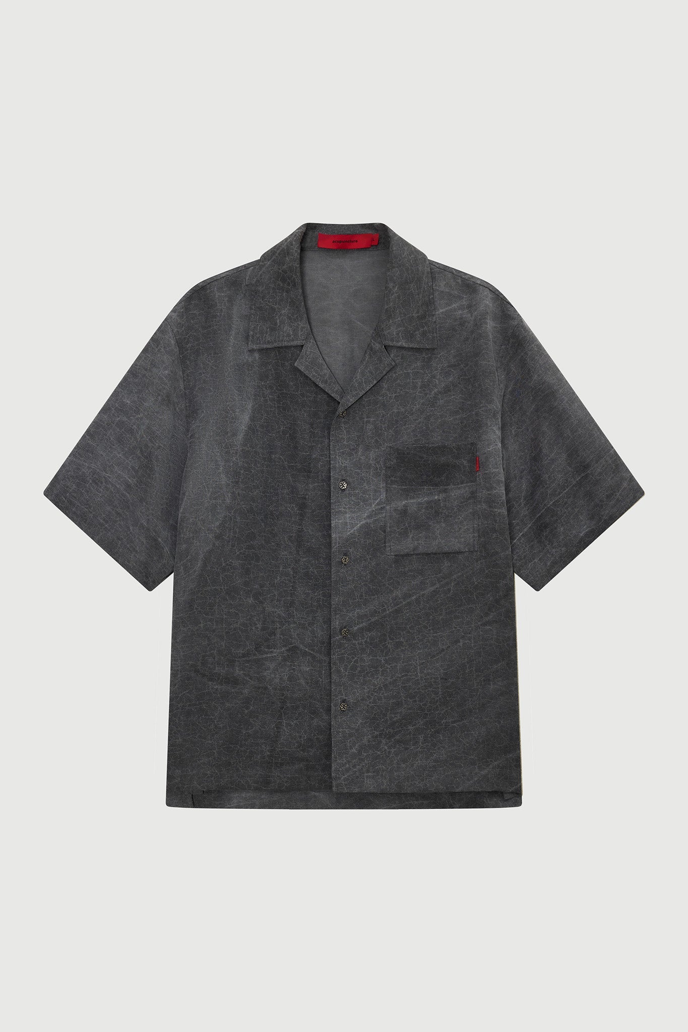 CRACKED SHIRT S/S MARBLE GREY Acupuncture