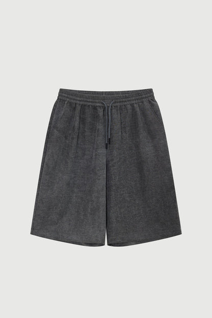 CRACKED SHORTS MARBLE GREY Acupuncture