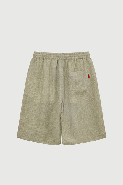 CRACKED SHORTS MARBLE SAND Acupuncture