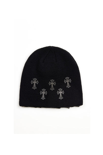CROSS OVER BEANIE BLACK Acupuncture