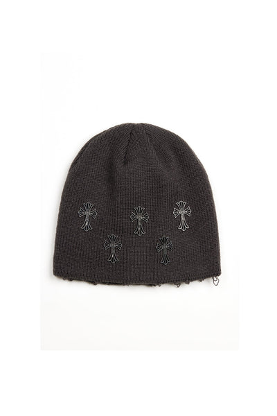 CROSS OVER BEANIE GREY - Main Image