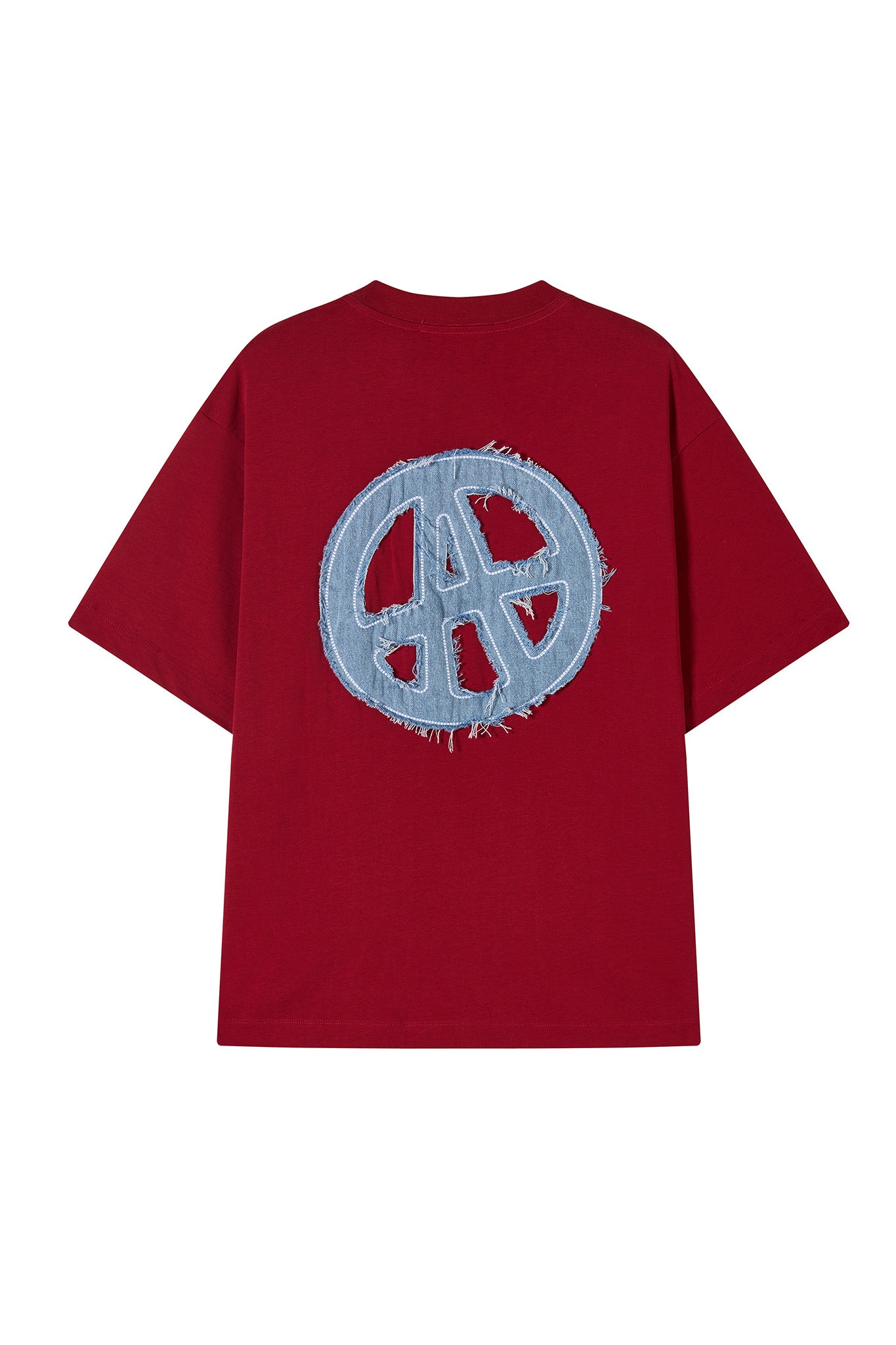 DENIM LOGO T - SHIRT RED Acupuncture