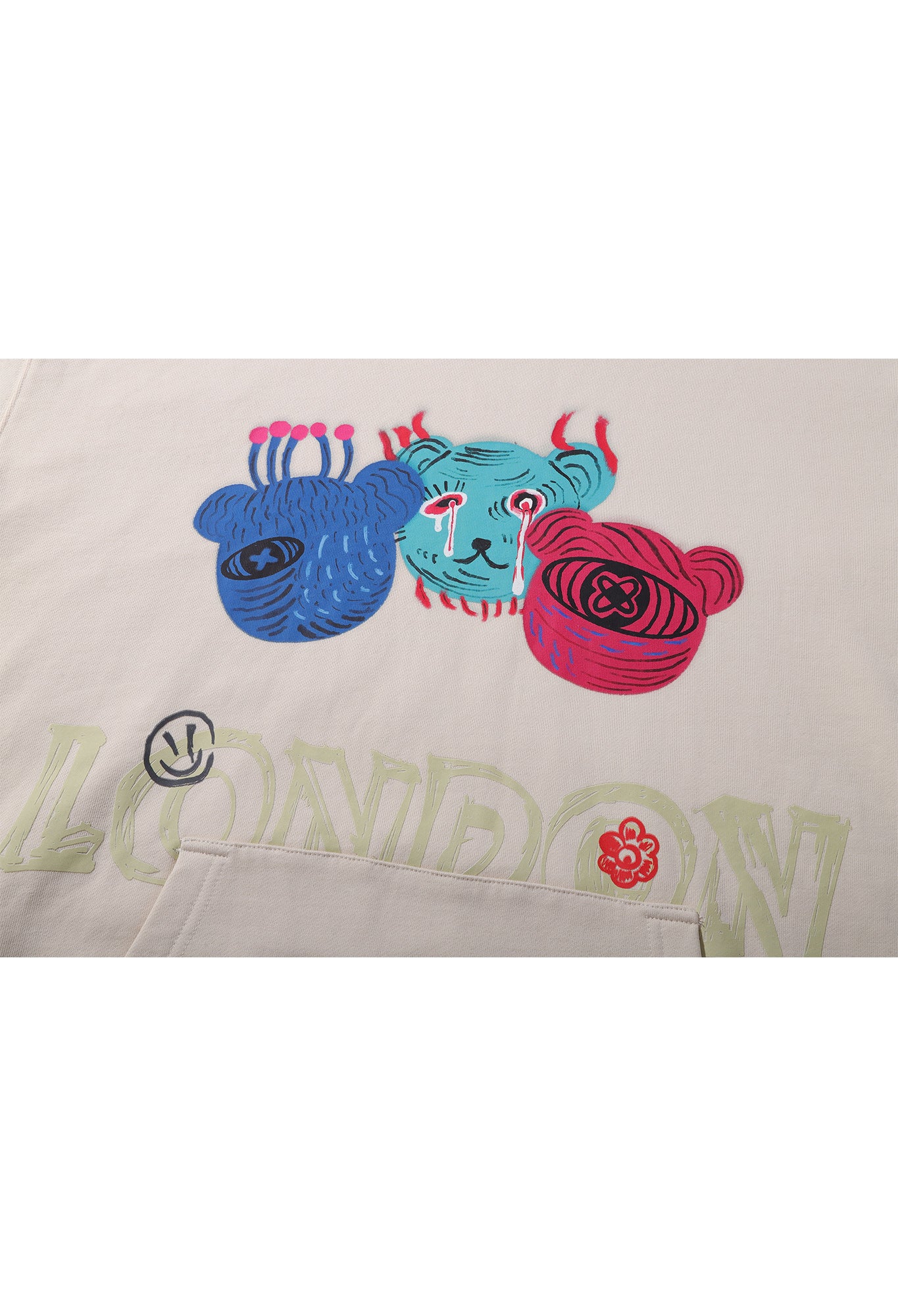 MINI MONSTERS HOODIE YELLOW