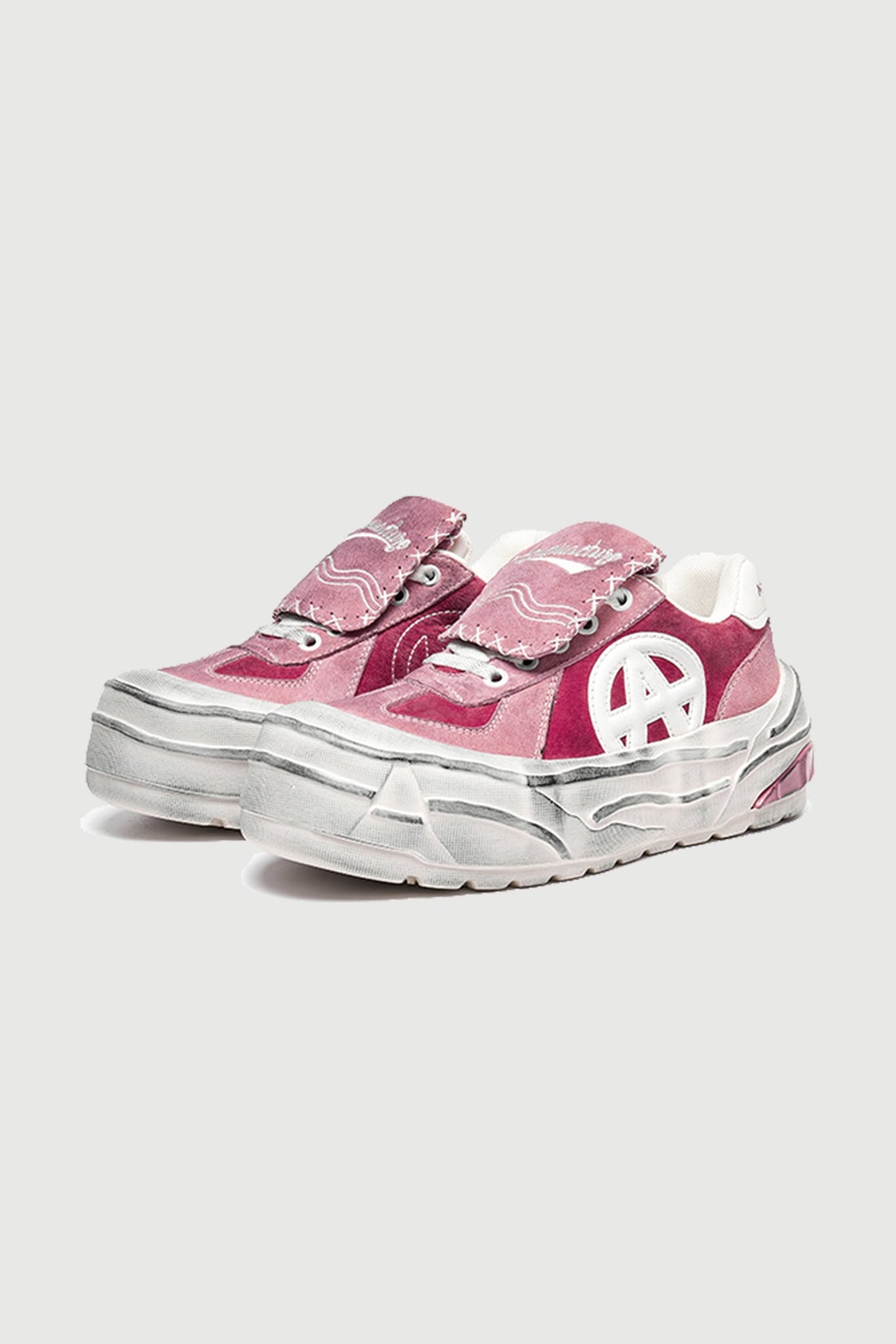 Distort Stitch Pink Acupuncture