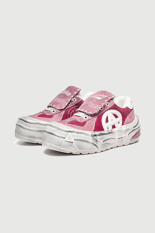 Distort Stitch Pink Acupuncture