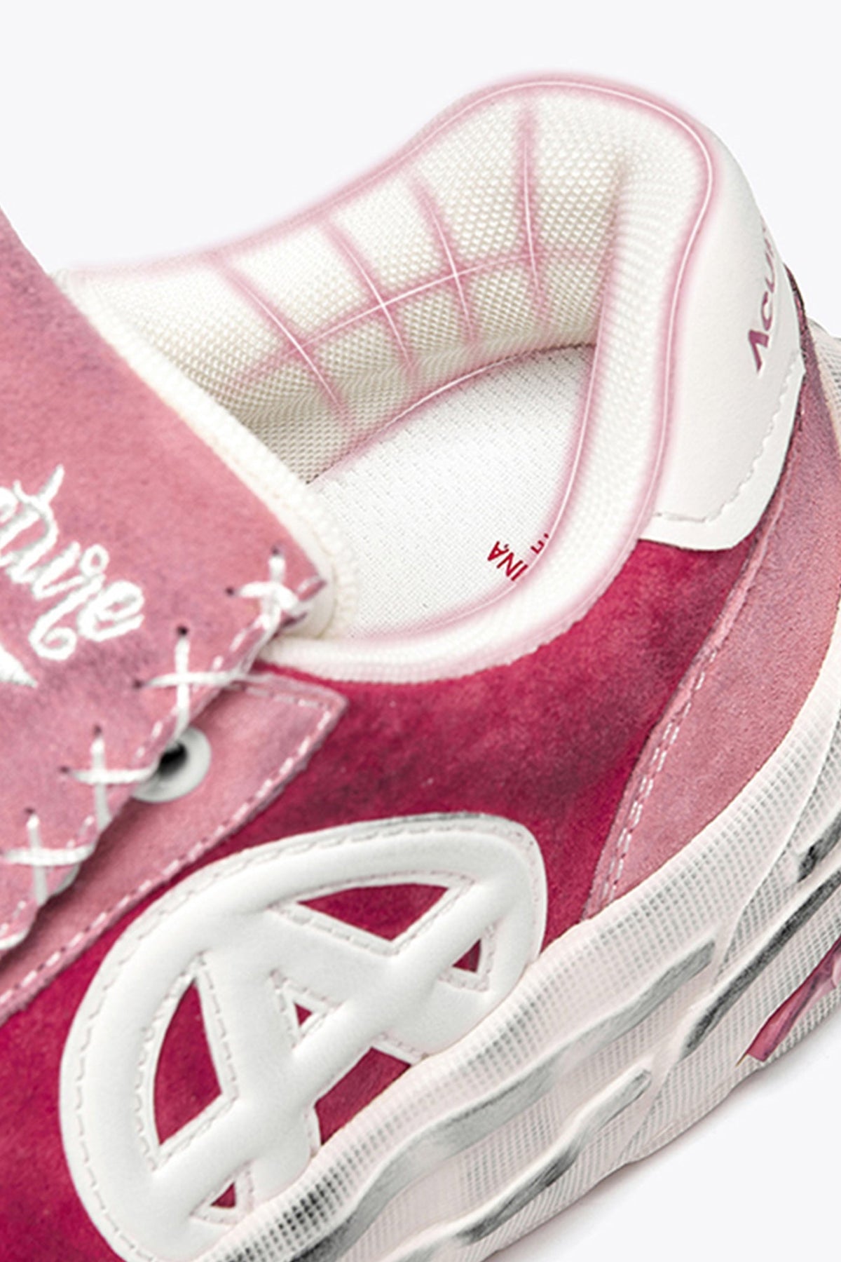Distort Stitch Pink Acupuncture