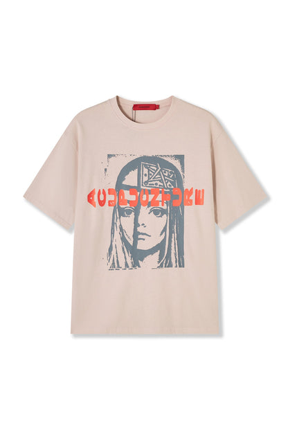 ENDLESS T - SHIRT PINK GREY Acupuncture