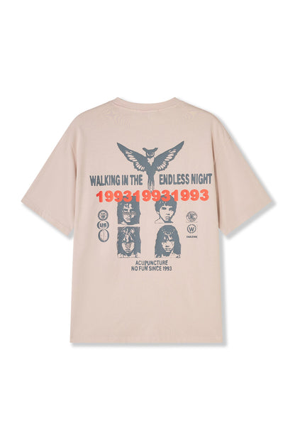 ENDLESS T - SHIRT PINK GREY Acupuncture