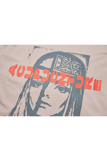 ENDLESS T - SHIRT PINK GREY Acupuncture