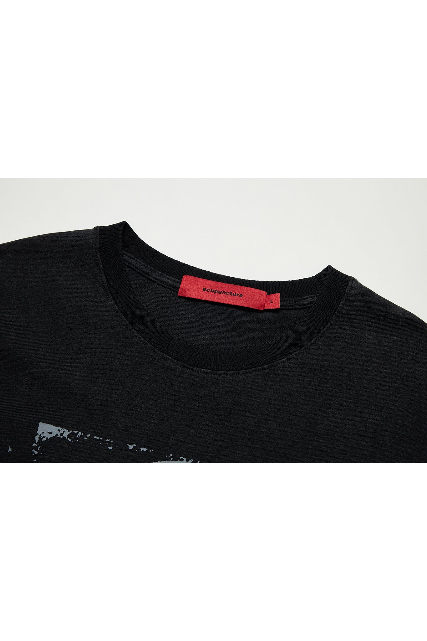 ENDLESS T - SHIRT WASHED BLACK Acupuncture