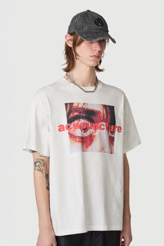 EYE CRY T - SHIRT EGG WHITE Acupuncture