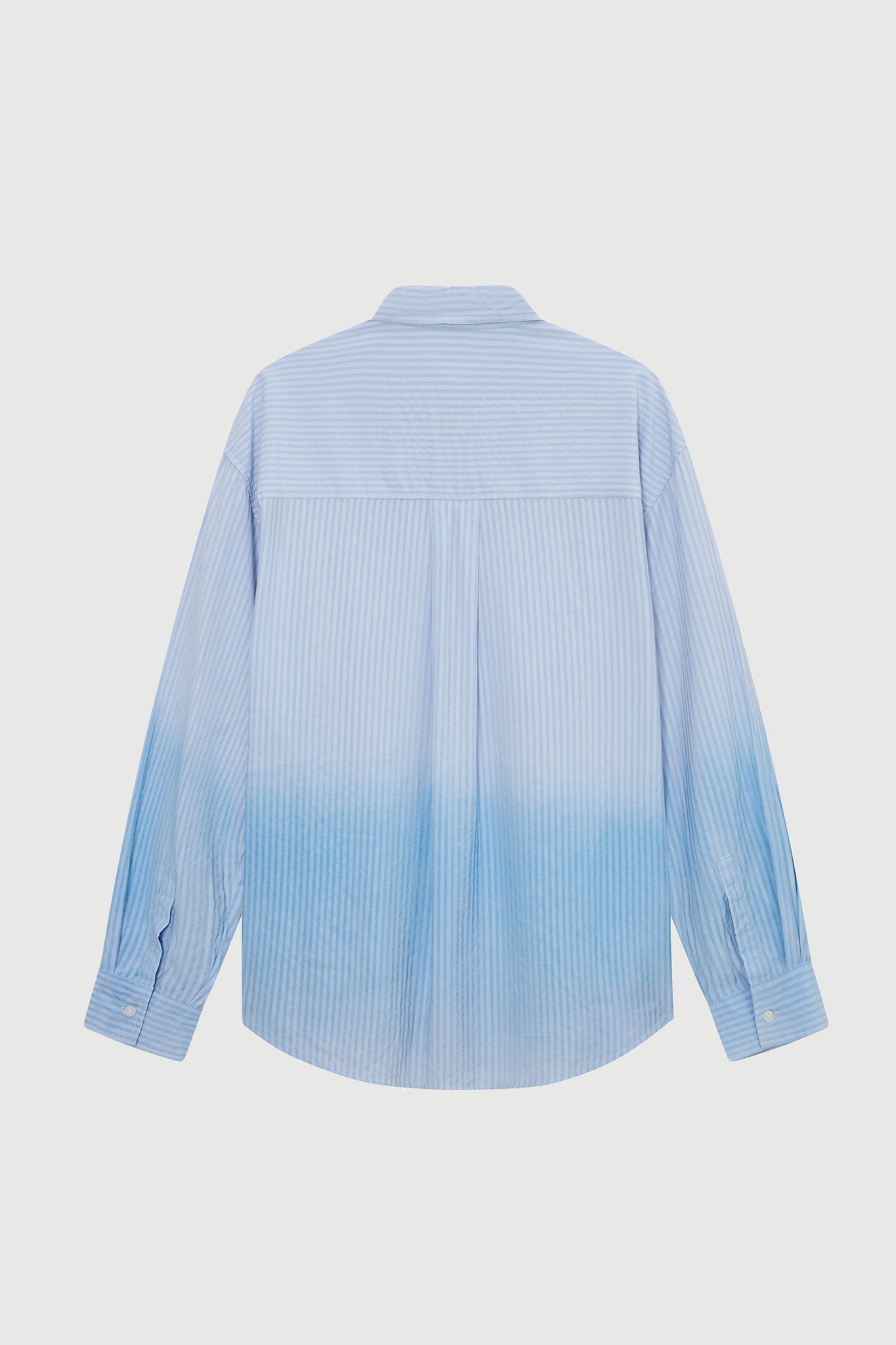 FADED STRIPES SHIRT LIGHT BLUE Acupuncture