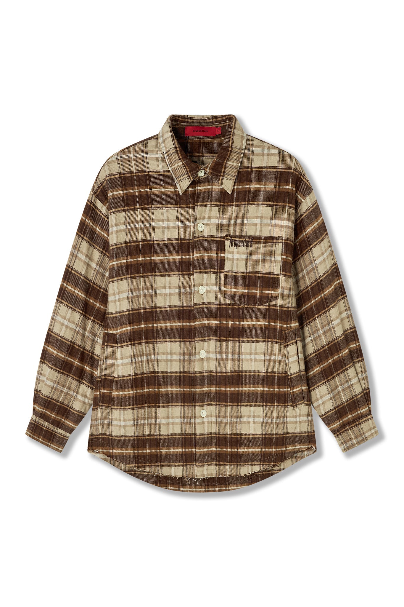 FLANNEL JACKET KHAKI Acupuncture
