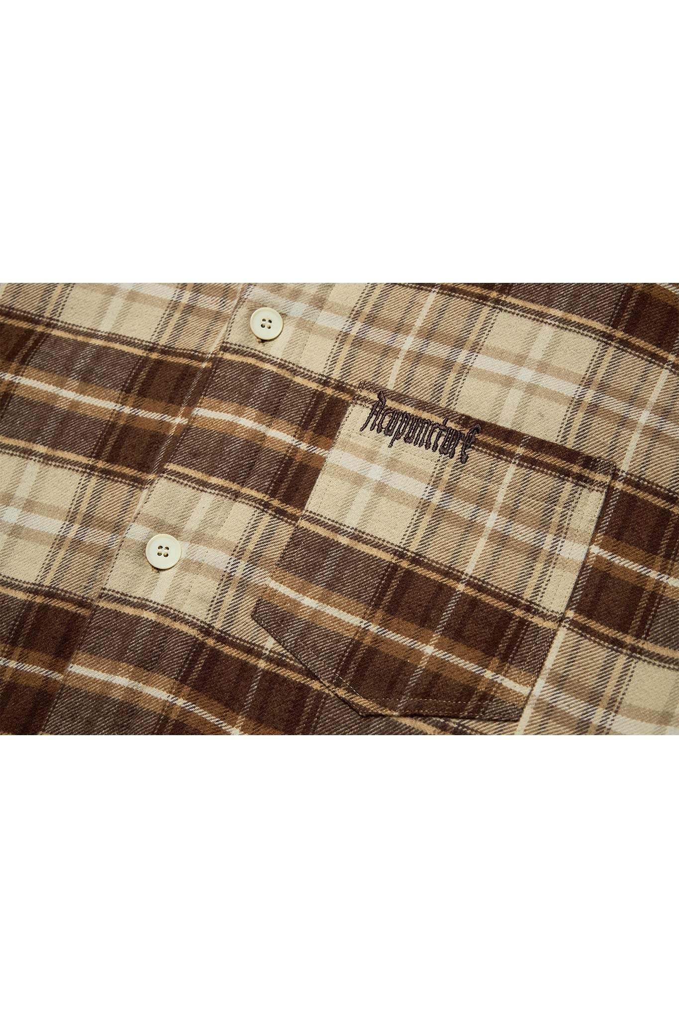 FLANNEL JACKET KHAKI Acupuncture