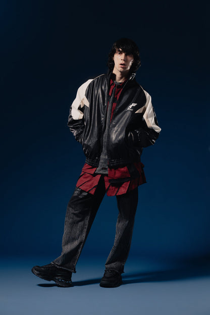 FLYING EMBLEM JACKET BLACK Acupuncture