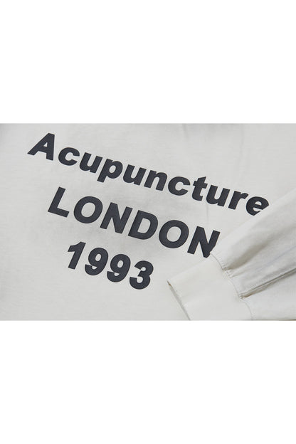 GRAPHIC LS SHIRT LIGHT GREY Acupuncture