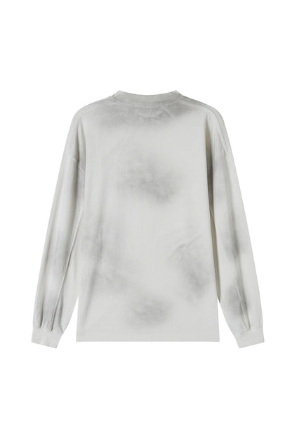 GRAPHIC LS SHIRT LIGHT GREY Acupuncture