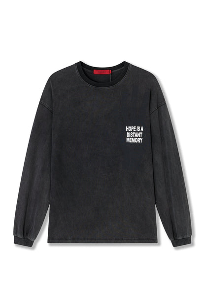 HOPE LONG SLEEVE WASHED BLACK Acupuncture