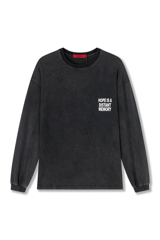 HOPE LONG SLEEVE WASHED BLACK Acupuncture