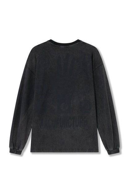 HOPE LONG SLEEVE WASHED BLACK Acupuncture