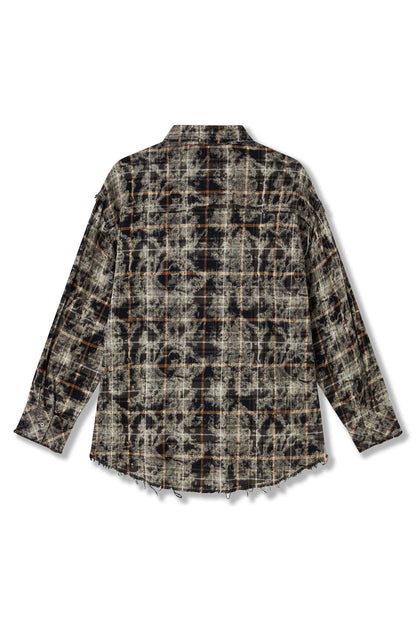 HYPER ACID SHIRT BLACK GRID Acupuncture
