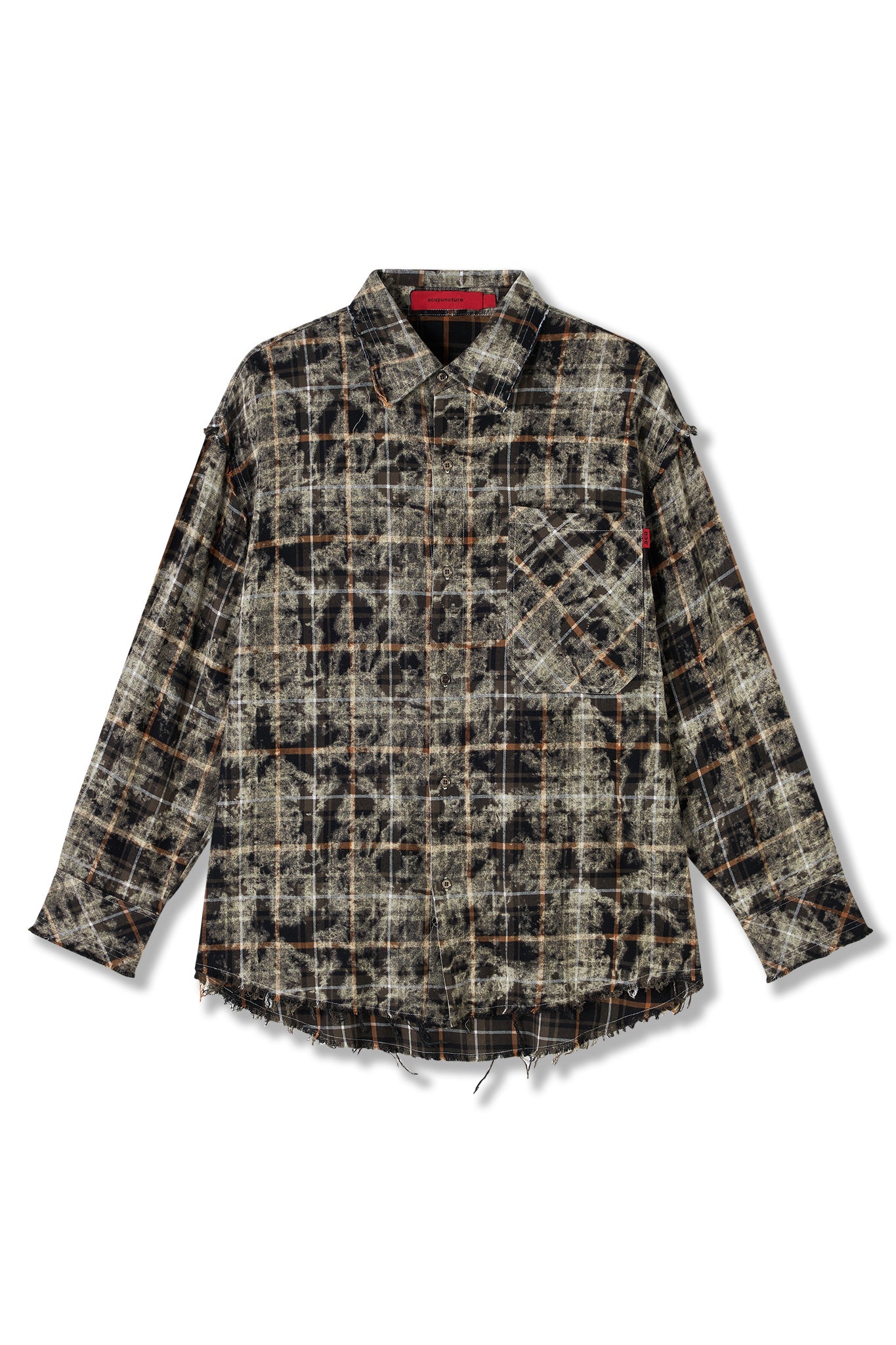HYPER ACID SHIRT BLACK GRID Acupuncture
