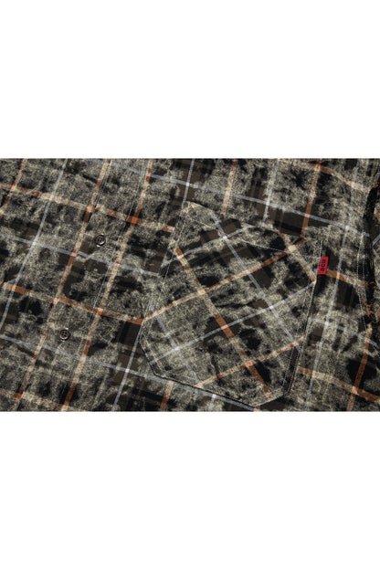 HYPER ACID SHIRT BLACK GRID Acupuncture