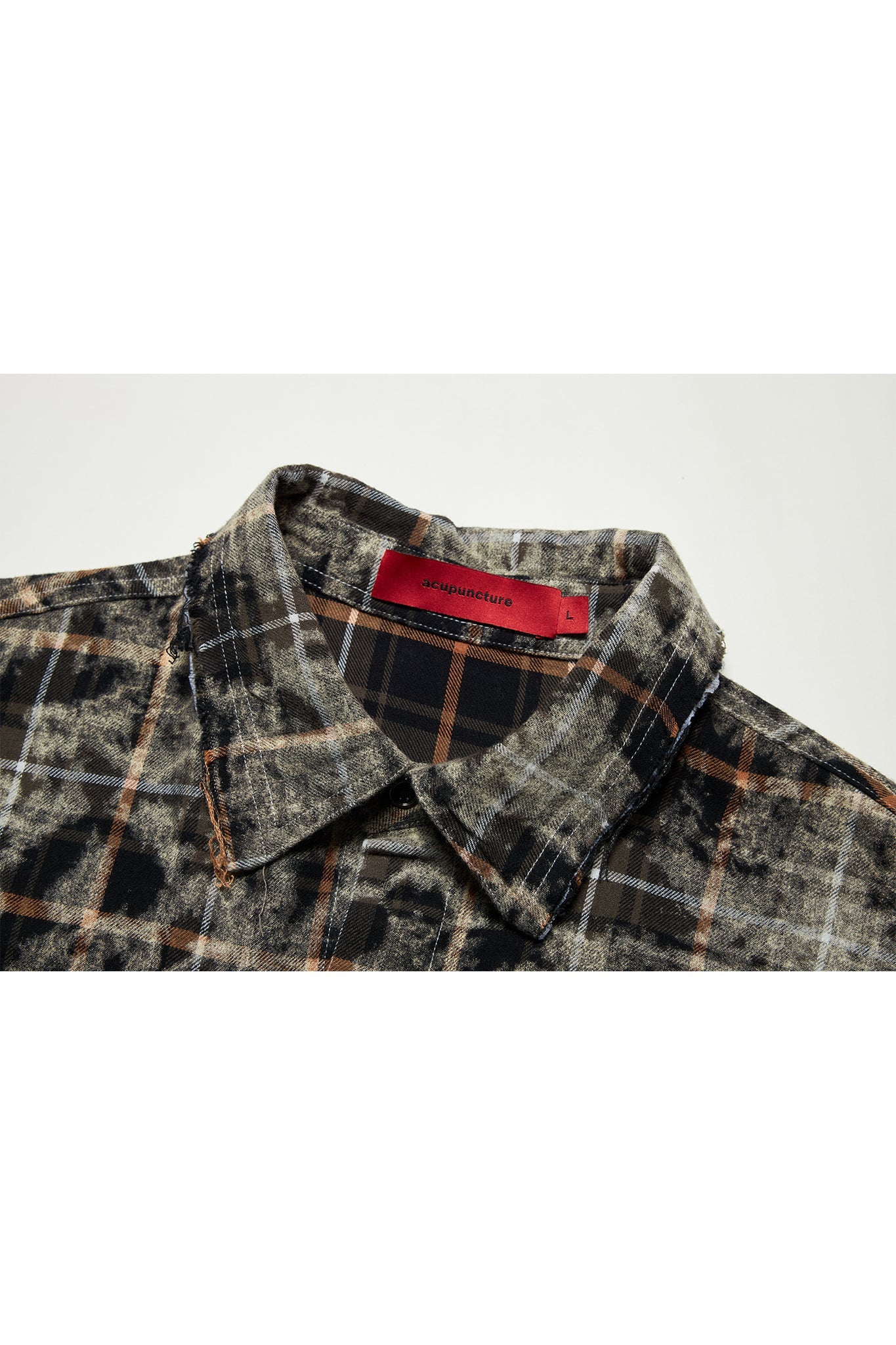 HYPER ACID SHIRT BLACK GRID Acupuncture