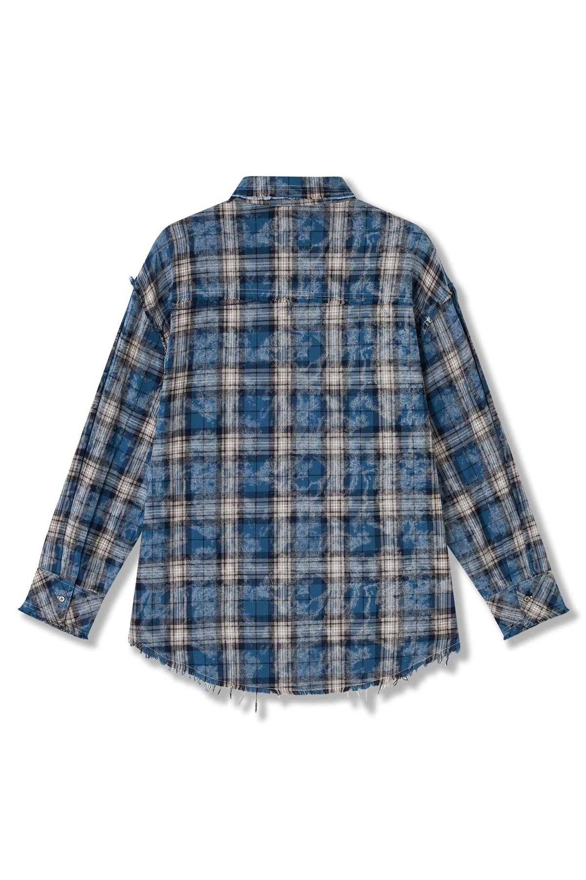 HYPER ACID SHIRT BLUE GRID Acupuncture