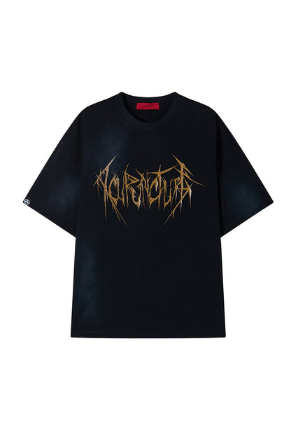 KNIFE MARK T - SHIRT BLACK Acupuncture