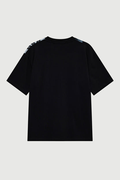 NO WHERE T - SHIRT WASHED BLACK Acupuncture