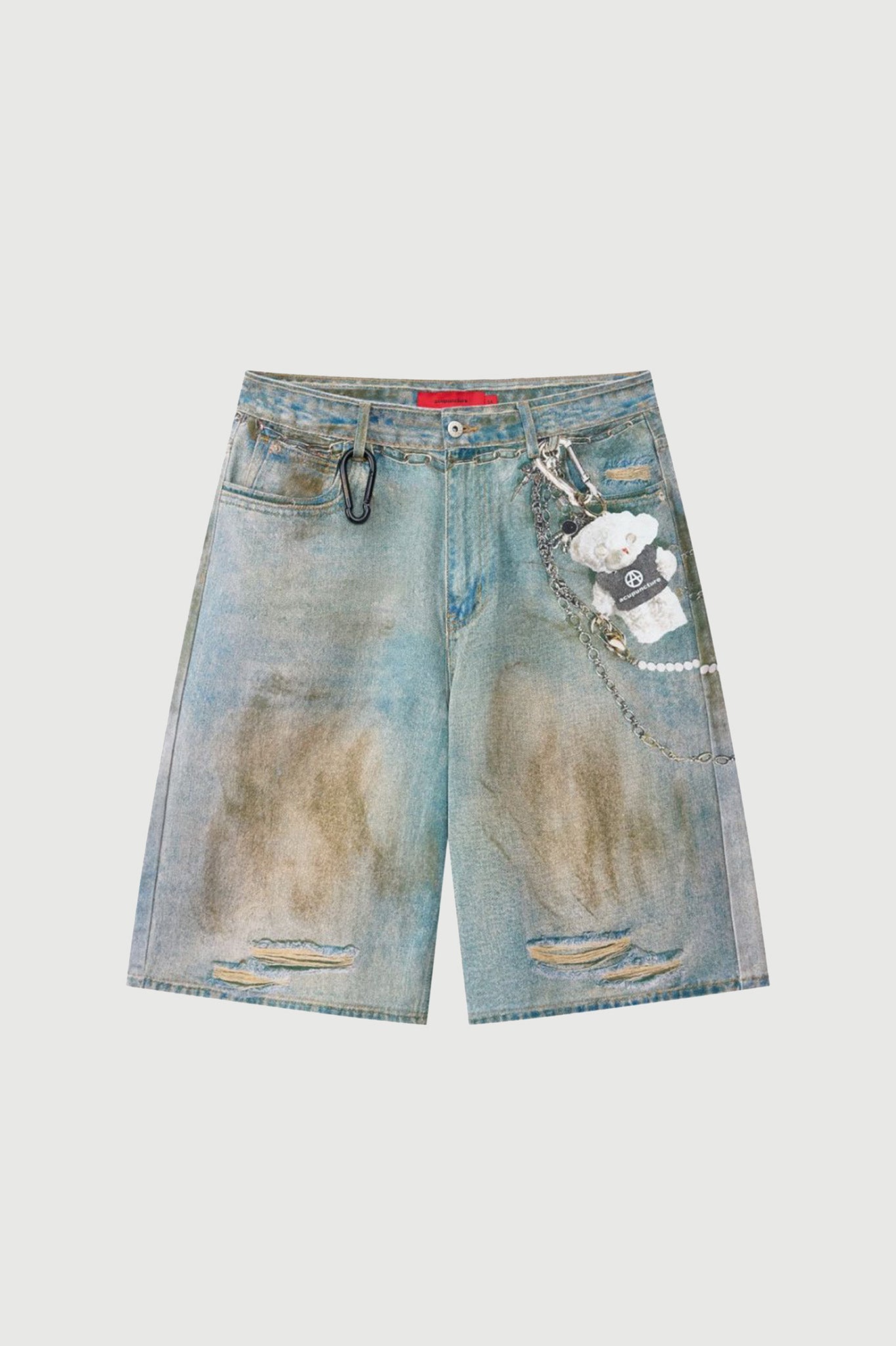 OCEAN FRONT SHORTS DENIM BLUE Acupuncture