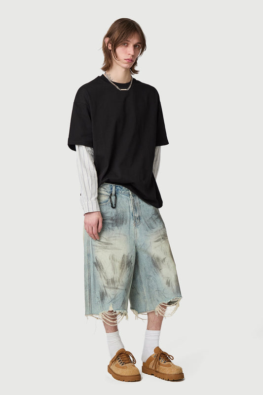 OCEAN FRONT SHORTS RISE WASH Acupuncture