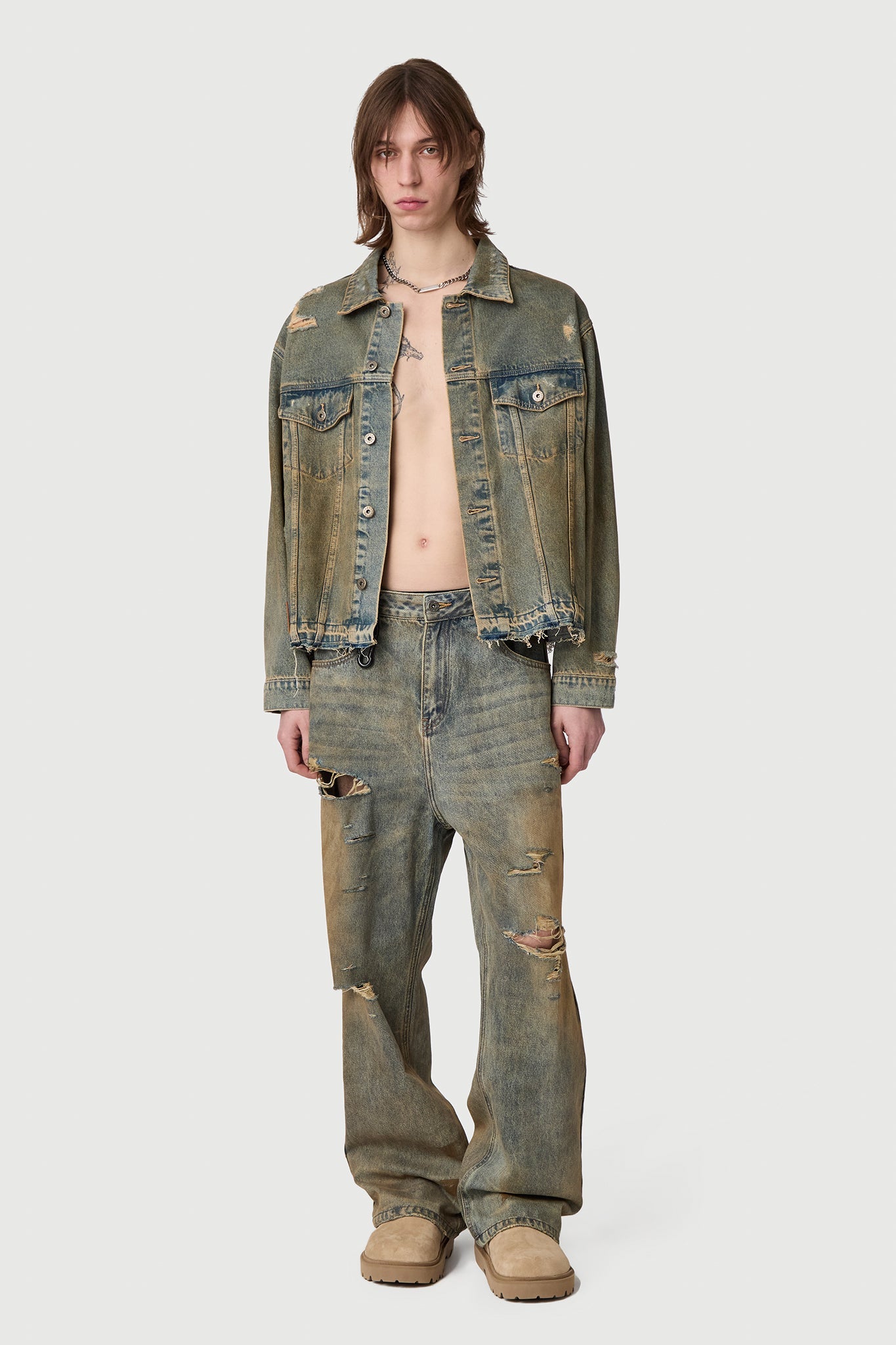 ORIGINAL DENIM BURNT WASH Acupuncture